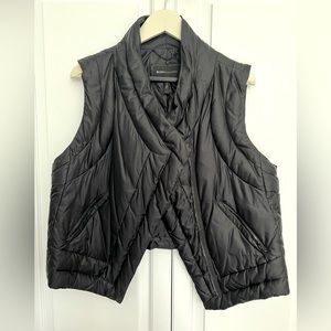 BCBGMAXAZRIA Black Puffer Vest.